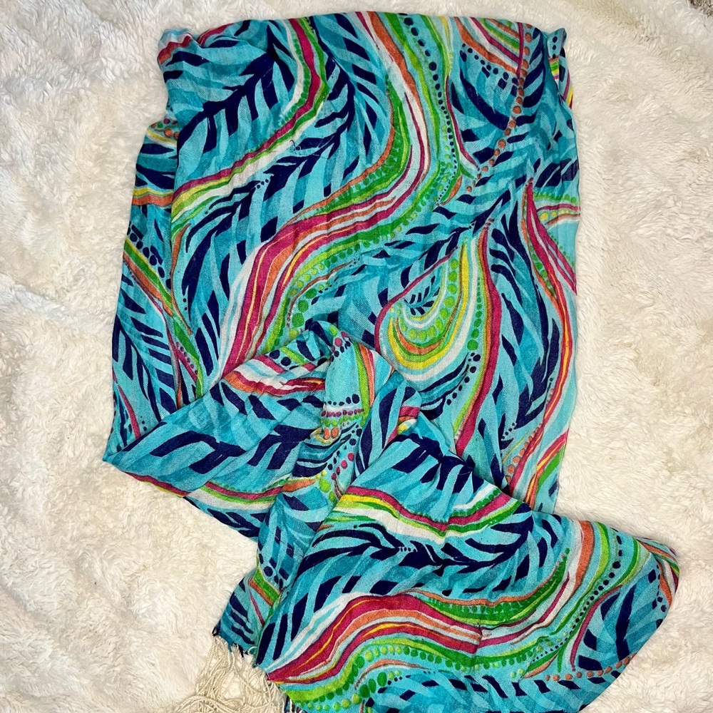Lilly Pulitzer Murfee Scarf Blue
